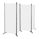 Angel Living Paravent Raumteiler 4 Teilig 324x180 cm, Faltbare Trennwand Spanische Wand, Dekorativer Paravent als Raumtrenner für Wohnzimmer Büro Balkon
