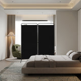 Angel Living Paravent 2 Teilig Klappbar Raumteiler Freistehend Sichtschutzwand Raumteiler Stellwand Trennwand Sichtschutz für Büros, Balkon,Schlafzimmer,Außengarten 162 x 185cm