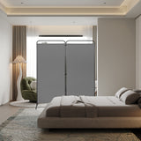 Angel Living Paravent 2 Teilig Klappbar Raumteiler Freistehend Sichtschutzwand Raumteiler Stellwand Trennwand Sichtschutz für Büros, Balkon,Schlafzimmer,Außengarten 162 x 185cm