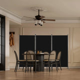 Paravent Raumteiler Outdoor Sichtschutz 243 x 169 cm, 3 Paneele