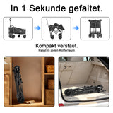 Angel Living Bollerwagen Faltbar 300L mit tragkraft 150KG, Handwagen Klappbar, Faltbarer Campingwagen mit Höhenverstellbarem Griff, Leicht und Platzsparend,Stabil
