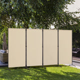 Angel Living Paravent Raumteiler Schutzwand Raumteiler für Büro Balkon Schlafzimmer Garten, 324 x 180 cm