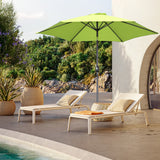 Sonnenschirm Ø300 cm Gartenschirm Sonnenschutz aus Aluminium und Polyester