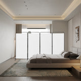 Angel Living Paravent 4 Teilig 324x184 cm, Faltbare Trennwand Spanische Wand Raumteiler, Dekorativer Paravent als Raumtrenner für Wohnzimmer Büro Balkon