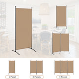 Paravent 80X180CM Raumteiler Sichtschutz aus Stahl und Polyester