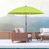 250cm Sonneschirm Sonnenschutz neigbar Rostfrei aus Aluminium, Stahl und Polyester
