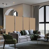 Angel Living Paravent 4 Teilig,Trennwand Raumteiler Paravent raumteiler innen Sichtschutz Wandschirm für Büros Balkon Schlafzimmer Außengarten 324x170cm