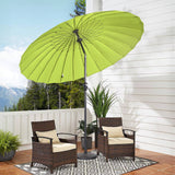 250cm Sonneschirm Sonnenschutz neigbar Rostfrei aus Aluminium, Stahl und Polyester