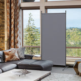 Paravent 80X180CM Raumteiler Sichtschutz aus Stahl und Polyester
