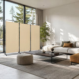 Angel Living Paravent 3 Teilig 243x184 cm, Faltbare Trennwand Spanische Wand Raumteiler, Dekorativer Paravent als Raumtrenner für Wohnzimmer Büro Balkon