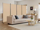 Angel Living Paravent Raumteiler 4 Teilig 324x180 cm, Faltbare Trennwand Spanische Wand, Dekorativer Paravent als Raumtrenner für Wohnzimmer Büro Balkon