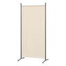 Paravent 80X180CM Raumteiler Sichtschutz aus Stahl und Polyester