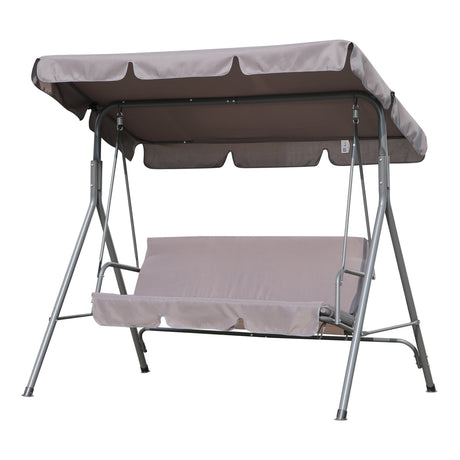 Angel Living garden swing garden swing 3 seater with sun protection 173x110x151cm