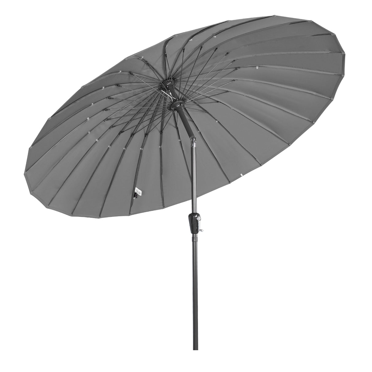 Angel Living Sonnenschirm Fiberglas 250cm mit Neigbar,UV 50+ Kurbelschirm Balkonschirm Marktschirm für Garten & Balkon