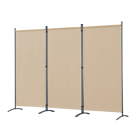 Paravent Raumteiler Outdoor Sichtschutz 243 x 169 cm, 3 Paneele