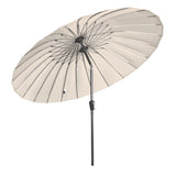 Angel Living Sonnenschirm Fiberglas 250cm mit Neigbar,UV 50+ Kurbelschirm Balkonschirm Marktschirm für Garten & Balkon