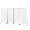 Paravent 4tlg 324X169CM Sichtschutz Balkonbespannung Balkonsichtschutz Paravent Raumteiler Trennwand