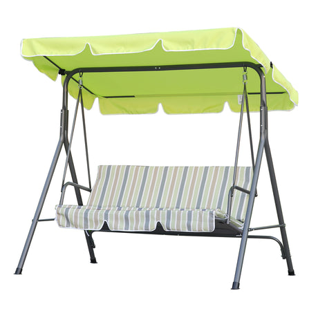 Angel Living garden swing garden swing 3 seater with sun protection 173x110x151cm