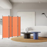 Angel Living Paravant 4pcsper écran, écran pliant Espace diviseur protection oculaire en acier et polyester