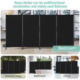 Angel Living Paravent Raumteiler Schutzwand Raumteiler für Büro Balkon Schlafzimmer Garten, 324 x 180 cm