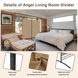 Angel Living Paravent 2 Teilig Klappbar Raumteiler für Büros, Balkon,Schlafzimmer,Außengarten, 162cm x 180cm