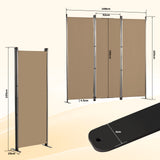 Angel Living Paravant pantalla 3pcsled, pantalla plegable Separador de ojos protección ocular hecha de acero y poliéster