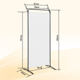 Angel Living Paravent 1 Teilig Klappbar Raumteiler Freistehend Sichtschutzwand Raumteiler Stellwand Trennwand Sichtschutz für Büros, Balkon,Schlafzimmer,Außengarten 81 x 185cm