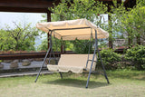 Altalena da giardino Angel Living Altalena da giardino a 3 posti con protezione solare 173x110x151cm