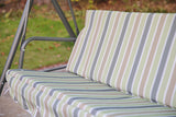 Altalena da giardino Angel Living Altalena da giardino a 3 posti con protezione solare 173x110x151cm